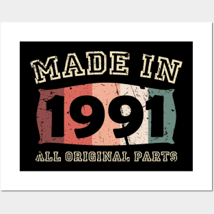 Made 1981 Original Parts 40th Birthday Posters and Art